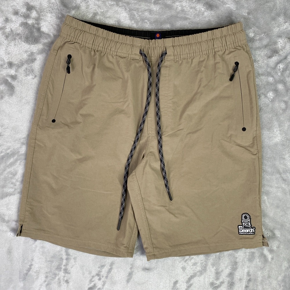 Rip Curl The Search Volley Shorts Mens‎ Small Khaki 8 Inseam Cordura Surf Casual